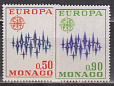 Монако 1972, Европа, Стилизованные звезды, 2 марки-миниатюра